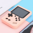 500 Games Pocket Game Console Adults Kids Handheld Gaming Player (Pink)