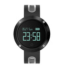 DM58 Smart Watch Monitor Fitness Tracker Heart Rate Bracelet (Black+Grey)