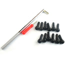 12pcs TR413 Snap-in Tire Valve Stems with Valve Core Remover Valve Stem Puller