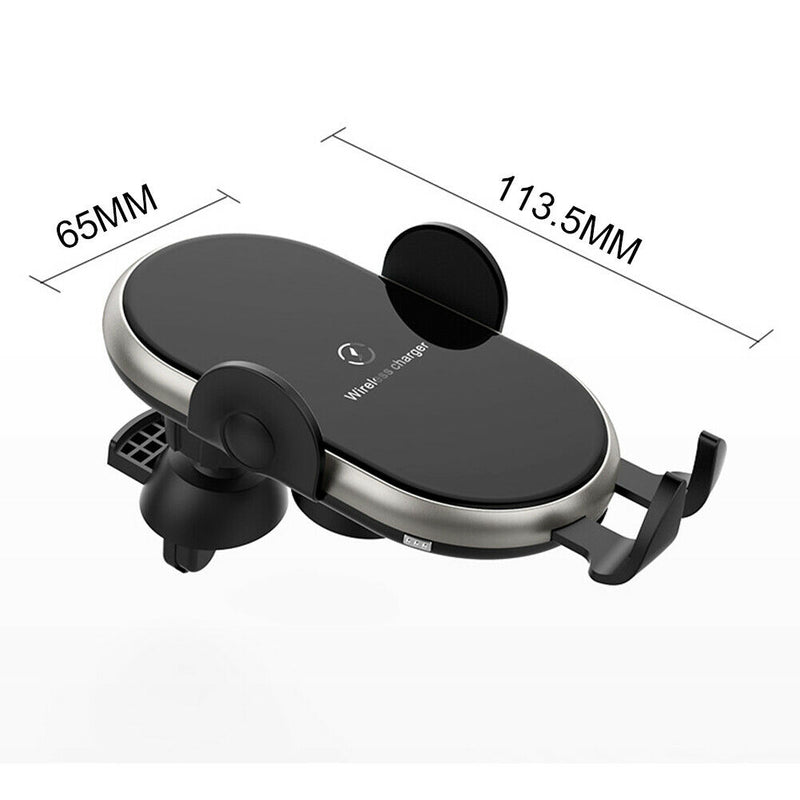 Non Slip Phone Holder Universal Air Vent Wireless Car Charger Auto Clamping