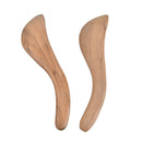 1PC Fragrant Wood Scraping Board S-shaped Wooden Scraper Massager Gua Sha BSEAU