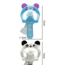 Manual Hand Press Animal Shape No Battery Mini Fan Kids Handheld PortableS Bj