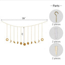 Art Gifts Moon Phase Lunar Display Wall Hanging Pendants For Wall Decoration