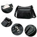 Women Leather Shoulder Crossbody Bag Fashion Multi Pocket Messenger Handbag
