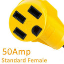 4 Prong Locking Electrical 30Amp To 50Amp Male Plug To Female Rv Camper Pow