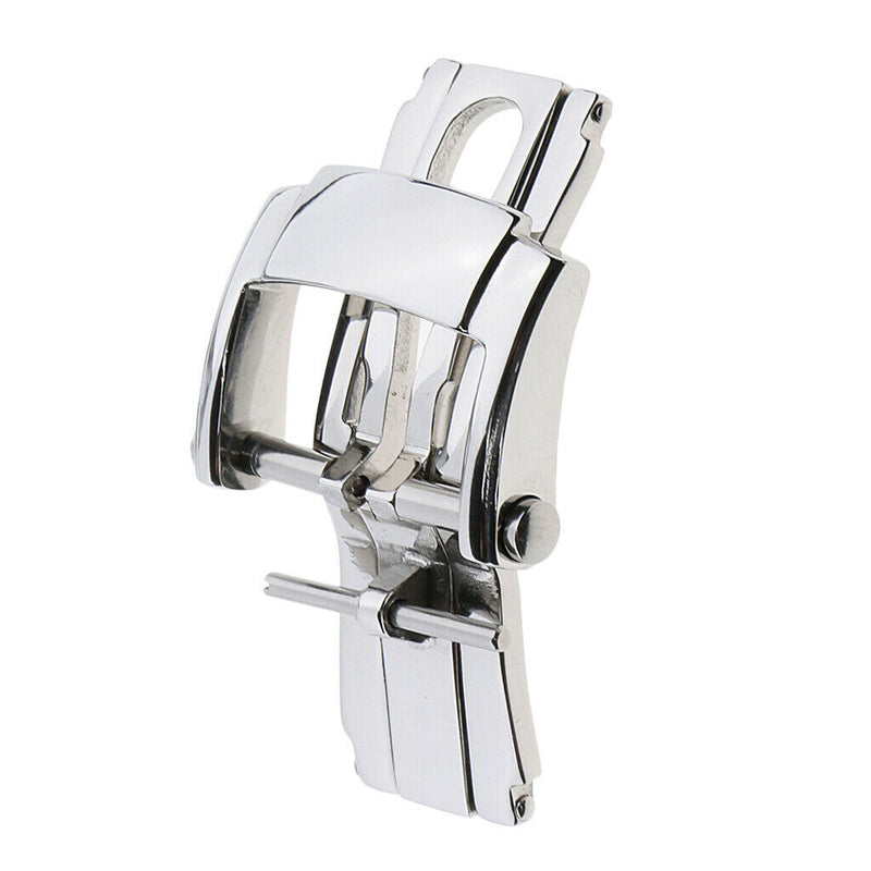 1 piece stainless steel buckle with pin screw-in pin buckle for leather watch