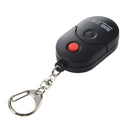 Mini Key Ring LCD Digital Chromatic Tuner with Mic Black
