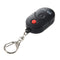 Mini Key Ring LCD Digital Chromatic Tuner with Mic Black