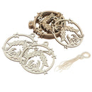 10pcs Wooden Embellishments Christmas Tree Jesus Pattern PendantMO