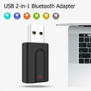 BT10 USB 2 in 1 Wireless Bluetooth Audio Transmitter Receiver AUX Adapter