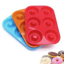 Silicone Donut Mould 6 Cavity Non-Stick Full-Sized Safe Baking Tray Maker Pan ME