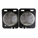 2 Pieces LED Turn Signal with Fender Side Light for Jeep Wrangler 2007-2017
