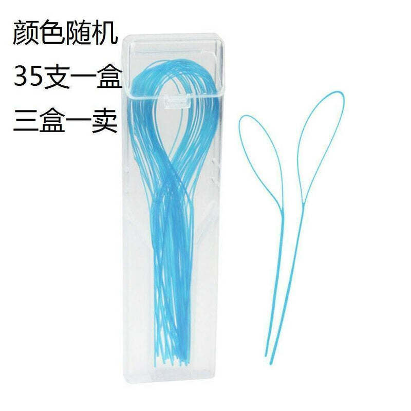 105X For Braces Bridges Implants Dental Floss Threaders Simple Loop With Case!!