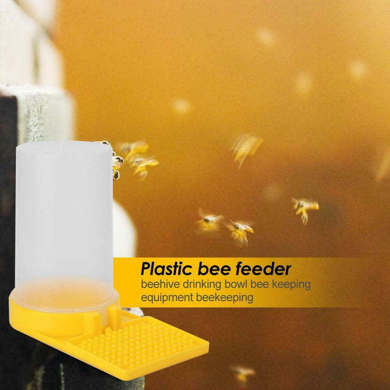 Plastic Bee Feeder Detachable Beehive Water Drinking Bowl Beekeeping Supply A