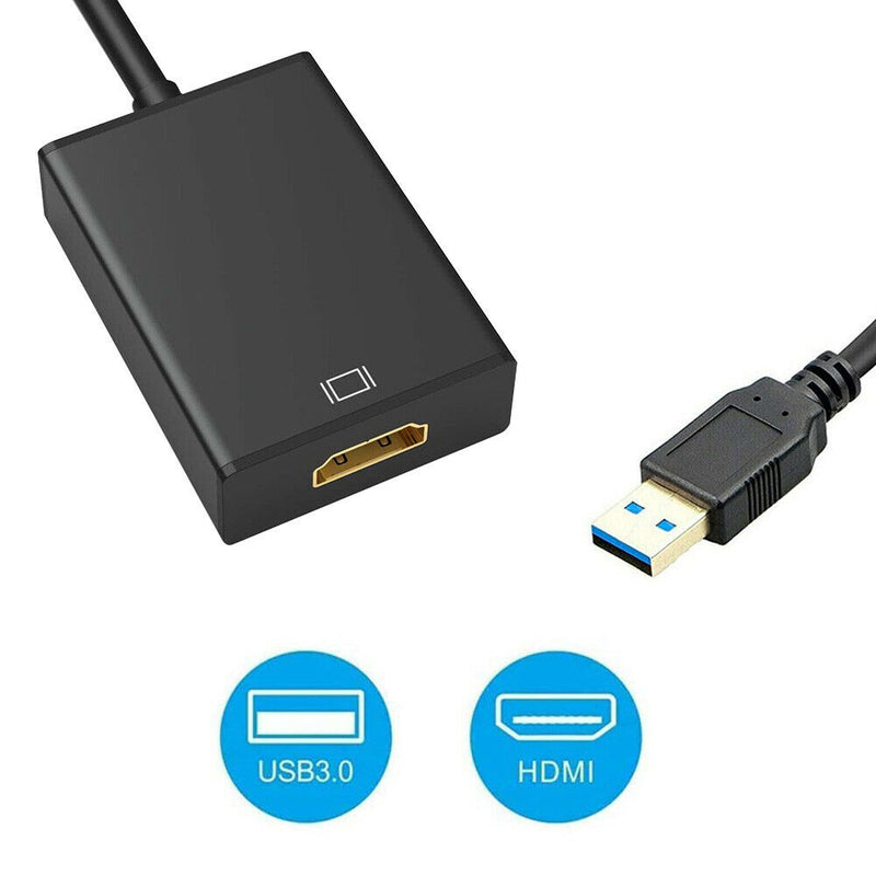 USB3.0 to 1080P HDMI Converter for PC Projector Video Audio Display Adapter