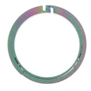 Titanium Circle Spring Keychain Buckle Clip Round Hook Key 18mm Colorful