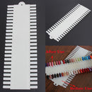 Fashion Full 48 Grids French False Acrylic Nail Art Tip Display White A