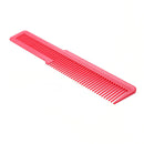 Hairdressing Carbon Anti-static Comb Wide Tooth Hair Clipper Comb (Red)