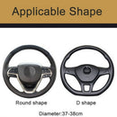Universal Shiny Purple Snowflake Auto Car Steering Wheel Cover Non-slip Elas- OZ