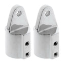 2x Eye End Cap Bimini Top Fitting / Hardware 1'' 25mm Marine Stainless Steel