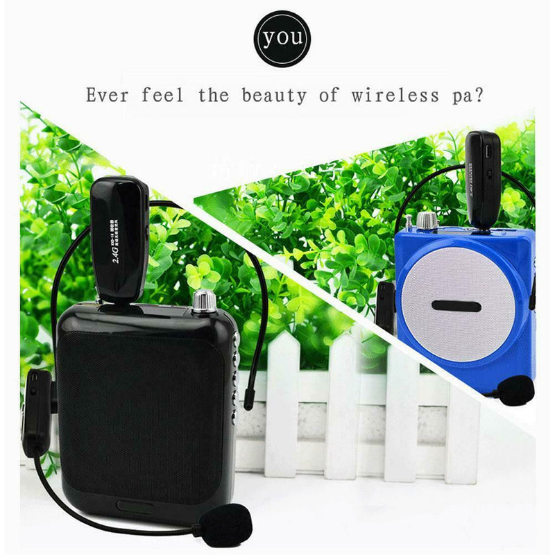 2.4G Wireless Microphone Headset Megaphone Radio Mic for Loudspeaker A