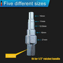 10-21mm Stepped Radiator Spanner With Ratchet Radiator Wrench Valve Ratchet L9A8