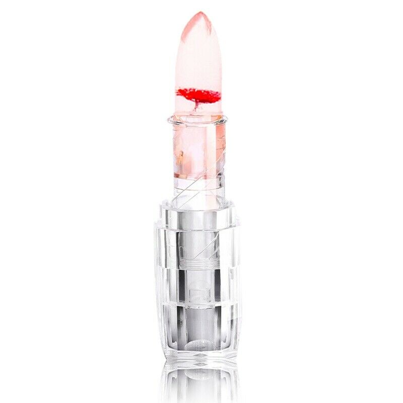 Flower Crystal Jelly Lipstick Temperature Change Color Lip Balm Waterproof  H3N1
