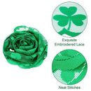 St. Patrick's Day Irish Festival Tablecloth Green Shamrock Lace Table Flag  A2K4