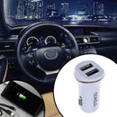 5V 2.4A/1.0A Dual USB Fast Charging Smart Car Charger for Phone Tablet A