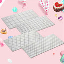 DIY Cake Fondant Impression Mat Cake Border Decorating Tools Grid Pattern