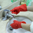 1 Pair Women Natural Latex Gloves Rubber Wear Resistant Working Gloves
