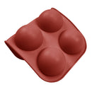 1pc 6 Cavity Half Ball Sphere Silicone Mold Muffin Chocolate Baking Pan Mould