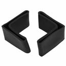 10 Pcs 50mm x 50mm L Shaped Furniture Angle Rubber Foot Covers N9A9