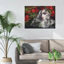 5D DIY Full Drill Diamond Painting Flower Cool Beauty Cross Stitch Ornament A