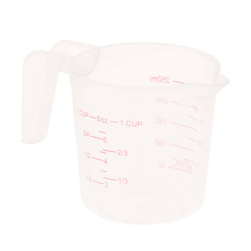 Plastic Angled Measuring Cup with Scales for Small to Large Birds Milk Feeding