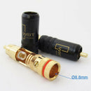 1X(4Pcs Rca Locking Plugs Audio Video Connectors