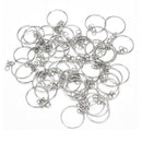 150pcs Key Ring with Chain Split Jump Rings with Screw Eye Pins DIY Keychain Nw