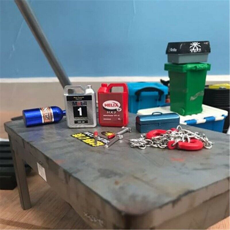 Tank Motor Oil Box for 1/10 RC Crawler Car TRX4 RC4WD D90 Axial Scx10 WraithF1V8