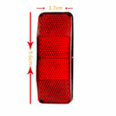 Bicycle MTB Bike Safety Red Warning Reflector For Disc Carrier Rear Pannier B5K3