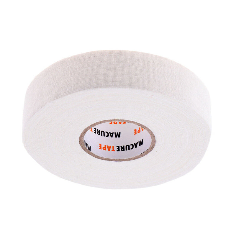 1 Roll of Premium Hockey Stick Tape 1" X 25 yds, Waterproof & Adhesive White