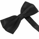 5X(Fashion Novelty Classic Mens Adjustable Wedding Tie Bowtie Black P3Z7)