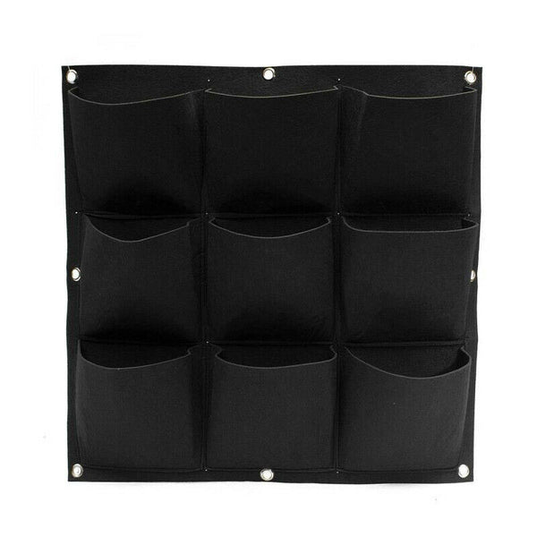 Planters Pockets Hanging Vertical Flower Planter Grow Bag Garden Herb Pot B