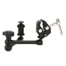11" Articulating Magic Arm + Super Clamp Crab Plier Clip for DSLR Camera B A