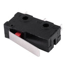 20Pcs AC 125V 250V 5A SPDT 3-Pin Momentary Plastic Micro Limit Switch Black