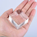 1X Crystal Clear Square Block Sphere Rocks Base Stand Favor Stone Holder Di S7D5