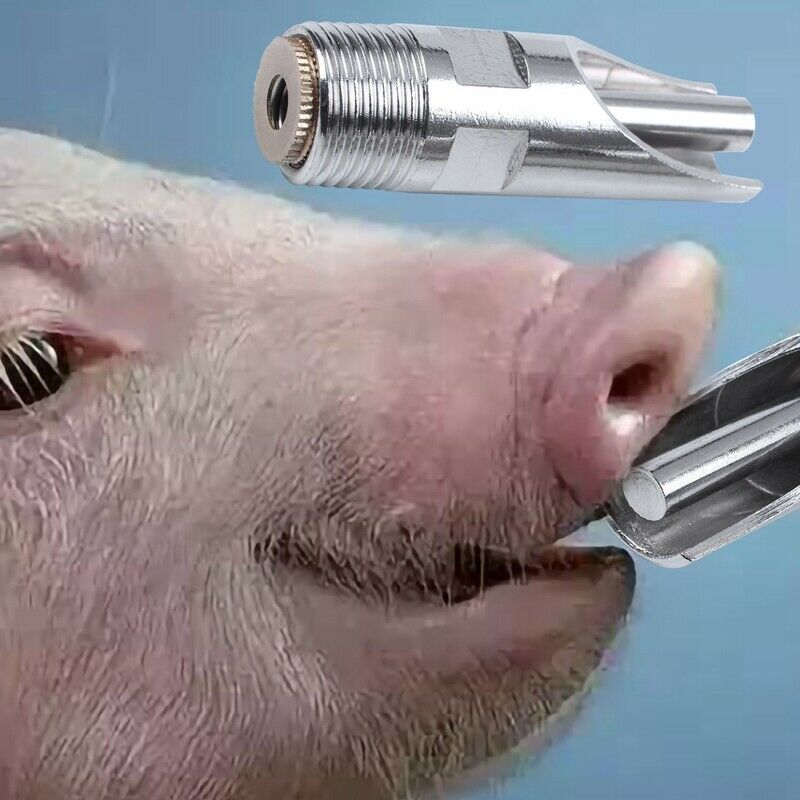 10Pcs Pig Thicken Dinker Water Stainless Steel Duckbill Copper Cap Pig Auto H3O4