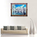 Snow Lake 5D DIY Diamond Painting Cross Stitch Embroidery Home Decor Craft