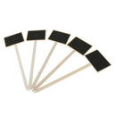 40X Mini Wooden Chalkboard Weddings  Name Price Tag Plant Markers