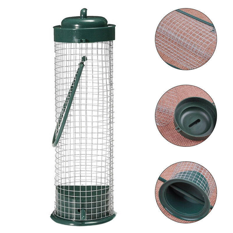 Garden Clear Feeding Hanging Feeder Hanger Perch Squirrel Peanut Wild Bird Seed