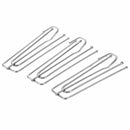 Window Treatment 7cm Long 4 Pinch Pleat Drapes Curtain Hooks 10pcs